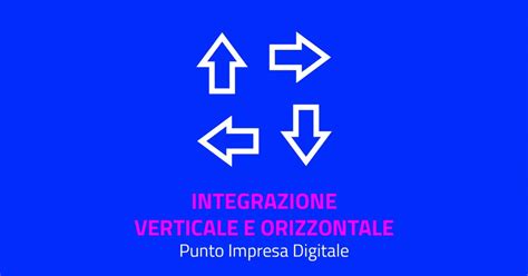 Orizzontale vs. Integrazione verticale in poche parole.